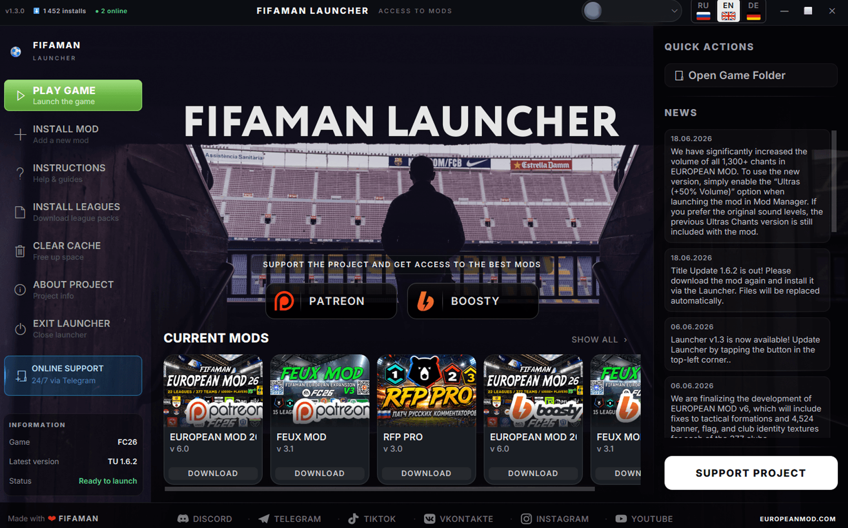 FIFAMAN Launcher