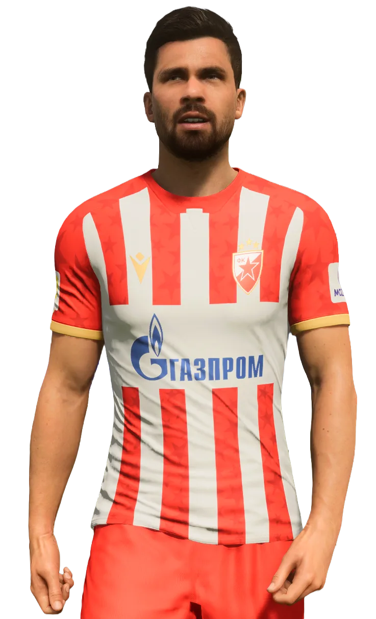 Crvena Zvezda — Классические красно-белые полосы